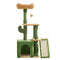 i.Pet Cat Tree 101cm Scratching Post Tower Furniture Green