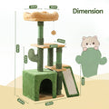 i.Pet Cat Tree 101cm Scratching Post Tower Furniture Green