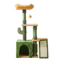 i.Pet Cat Tree 101cm Scratching Post Tower Furniture Green