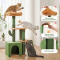 i.Pet Cat Tree 101cm Scratching Post Tower Furniture Green