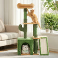 i.Pet Cat Tree 101cm Scratching Post Tower Furniture Green