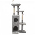 i.Pet Cat Tree 127cm Scratching Post Tower Grey Furniture