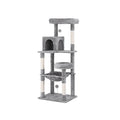 i.Pet Cat Tree 143cm Grey Scratching Post Tower Condo