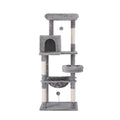 i.Pet Cat Tree 143cm Grey Scratching Post Tower Condo
