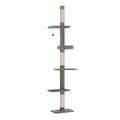 i.Pet Cat Tree 290cm Tower Scratching Post Scratcher Floor to Ceiling Cats Bed