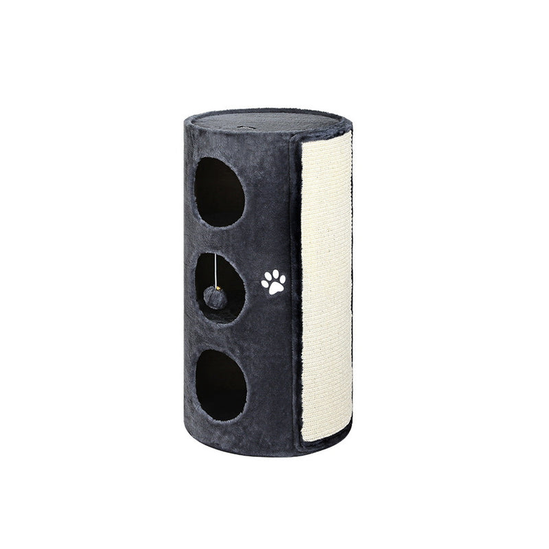 i.Pet Cat Tree 70cm Wooden Scratching Post Tower Condo House