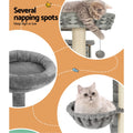 i.Pet Cat Tree 169cm Scratching Post Condo Bed Rattan Tower