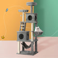 i.Pet Cat Tree 169cm Scratching Post Condo Bed Rattan Tower