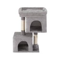 i.Pet Cat Tree 67cm Tower Scratching Post Condo Light Grey
