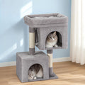 i.Pet Cat Tree 67cm Tower Scratching Post Condo Light Grey