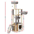 i.Pet Cat Tree 152cm Tower Scratching Post Scratcher Wood Condo Bed