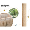 i.Pet Cat Tree 141cm Tower Scratching Post Wood Condo Bed Toys