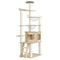 i.Pet Cat Tree 174cm Scratching Post Tower Wood Condo House Bed