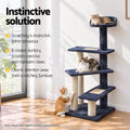 i.Pet Cat Tree 100cm Scratching Post Scratcher Tower Wood Condo House Trees Bed
