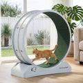 i.Pet Cat Exercise Wheel Treadmill 80cm Blue & Green