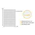 i.Pet Chicken Fence 15m x 120cm Wire Mesh Poultry Netting Roll