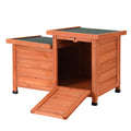 i.Pet Wooden Cat House Rabbit Hutch Outdoor Shelter Condo