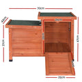 i.Pet Wooden Cat House Rabbit Hutch Outdoor Shelter Condo