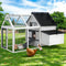 i.Pet Chicken Coop Hutch 166x120x112cm Wooden Large Run Cage