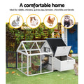 i.Pet Chicken Coop Hutch 166x120x112cm Wooden Large Run Cage
