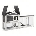 i.Pet Extra Large Wooden Chicken Coop Rabbit Hutch House With Run