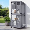i.Pet Cat House Wooden 180cm Rabbit Hutch Pet Condo Dog