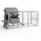 i.Pet Large Wooden Chicken Coop Rabbit Hutch Run Bunny Cage Poultry