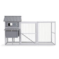 i.Pet Large Wooden Chicken Coop Rabbit Hutch Run Bunny Cage Poultry