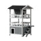 i.Pet Outdoor Cat House 72cm Wooden Shelter Rabbit Hutch Condo