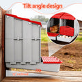 i.Pet Chicken Nesting Box 3 Hole Roll Away Egg Hutch Red