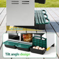 i.Pet Chicken Nesting Box 6 Holes Roll Away Metal Wall Mounted Green