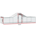 i.Pet Large Chicken Coop Cage Run 7m x 2m x 2m Walk in Hen House