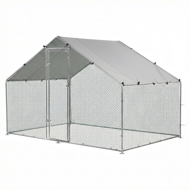 i.Pet Chicken Coop Rabbit Hutch Outdoor Run Walk in Hen Cage Ferret House 3x2x2m