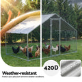 i.Pet Chicken Coop Rabbit Hutch Outdoor Run Walk in Hen Cage Ferret House 3x2x2m