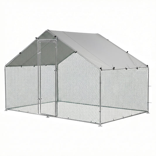 i.Pet Chicken Coop Rabbit Hutch 3x2x2m Outdoor Hen Cage Run Walk In