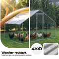 i.Pet Chicken Coop Rabbit Hutch Outdoor Run Walk in Hen Cage Ferret House 3x2x2m