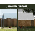 i.Pet Chicken Coop 3x4x2m Galvanised Steel Cage