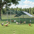 i.Pet Chicken Coop 3x6x2m Galvanised Steel Cage
