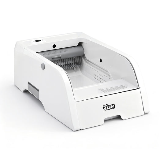 i.pet Automatic Cat Litter Box Self Cleaning Smart 5L White