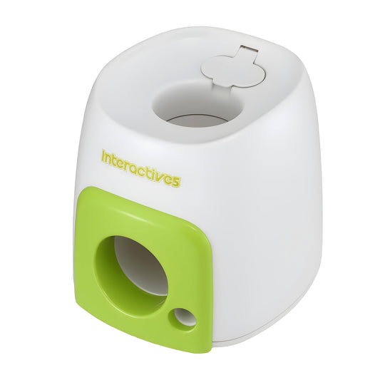 i.Pet Dog Ball Launcher Treat Dispenser 2 Balls Green