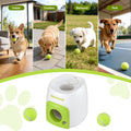 i.Pet Dog Ball Launcher Treat Dispenser 2 Balls Green