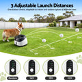 i.Pet Dog Ball Launcher Thrower 6 Balls 14/18/22m Black