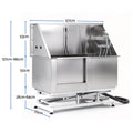 i.Pet 127cm Electric Dog Bath Tub Stainless Steel Grooming Wash