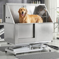 i.Pet 127cm Electric Dog Bath Tub Stainless Steel Grooming Wash