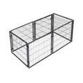 i.Pet Large Dog Crate 129cm Black Playpen Puppy Pen Enclosure
