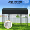 i.Pet Dog Kennel Extra Large Outdoor Metal Backyard Playpen House