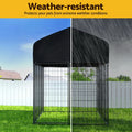 i.Pet Dog Kennel Extra Large Outdoor Metal Backyard Playpen House