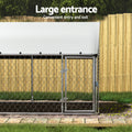 i.Pet Dog Kennel XL Large 2Mx4M Outdoor Pet Run Cage Enclosure