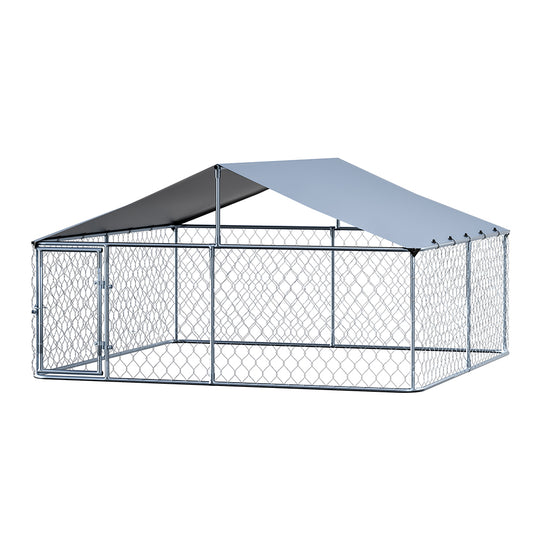 i.Pet Dog Kennel XXL Large Outdoor Cage Puppy Run Enclosure Roof