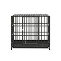 i.Pet Dog Cage Crate Large Puppy Cat Anti-Bite Pet Kennel Wheels w/Tray Metal